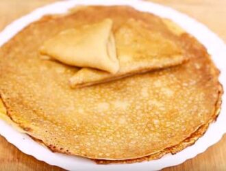 Заварные блины на молоке и на кипятке