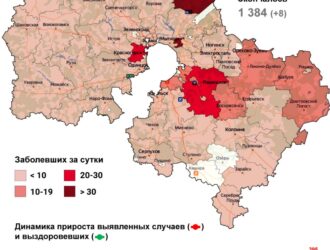 395 случаев заболевания коронавирусом выявлено в Подмосковье за минувшие сутки.
