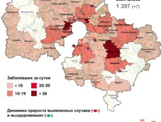 На 9 октября 411 случаев заболевания коронавирусом выявлено в Подмосковье