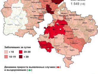 На 26 октября 84 247 случаев заболевания коронавирусной инфекцией выявлено в Подмосковье за минувшие сутки