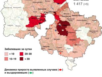 На 12 октября 440 случаев заболевания коронавирусом выявлено в Подмосковье за минувшие сутки